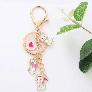 New Marie the Aristocats Keychain Charms.